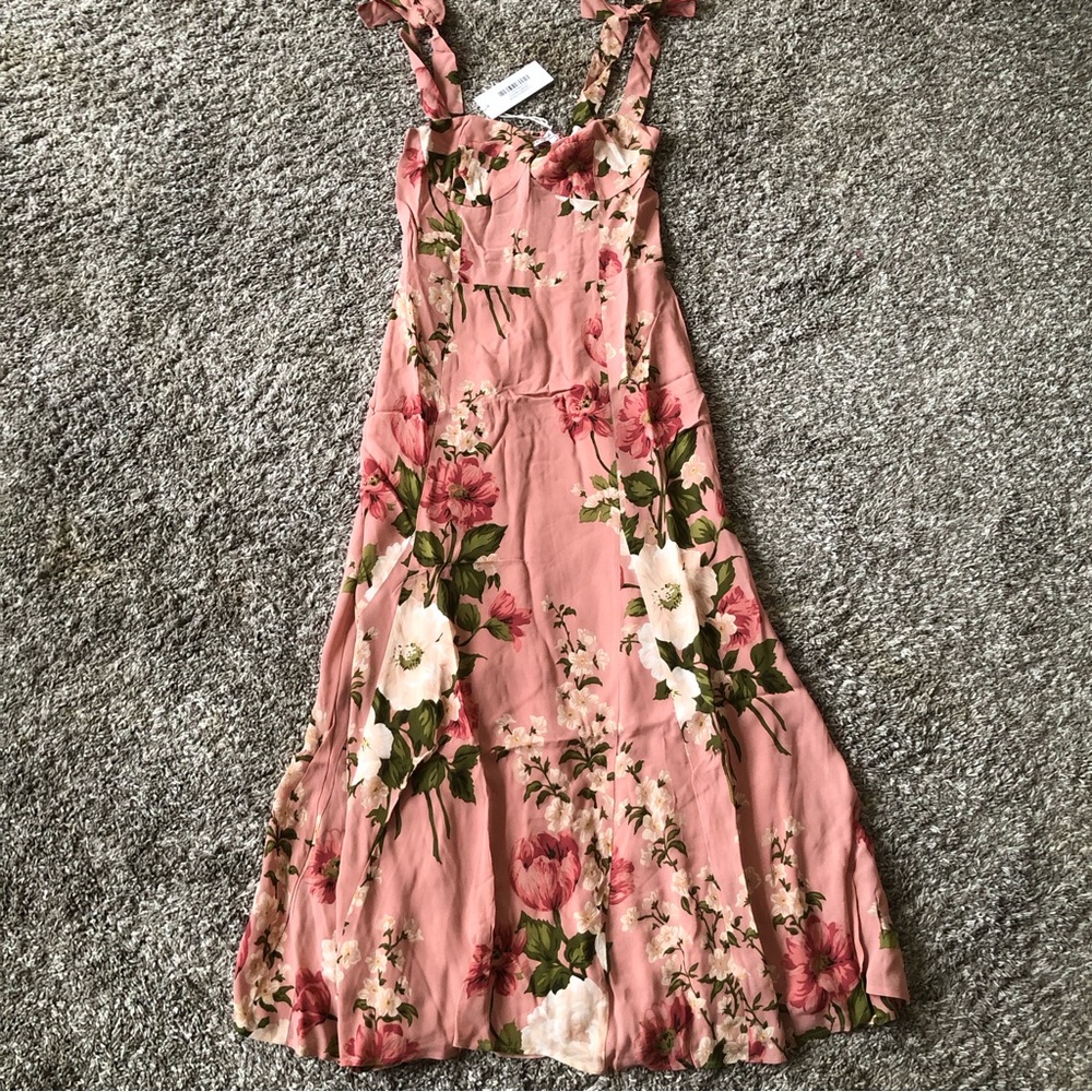 NWT Reformation Nadira Dress - Rose Garden - Picture 4 of 10